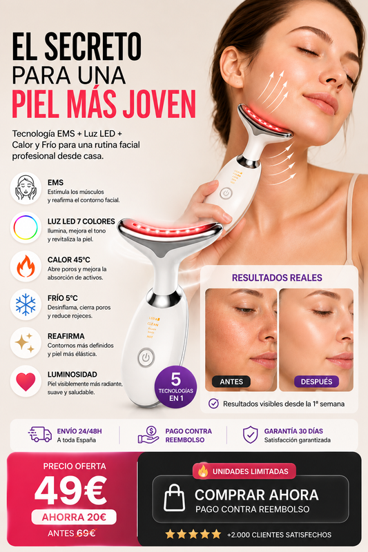 Velora-Masajeador Facial Eléctrico